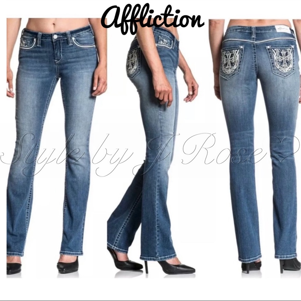 Affliction‘ Jade’ Bootcut Jeans